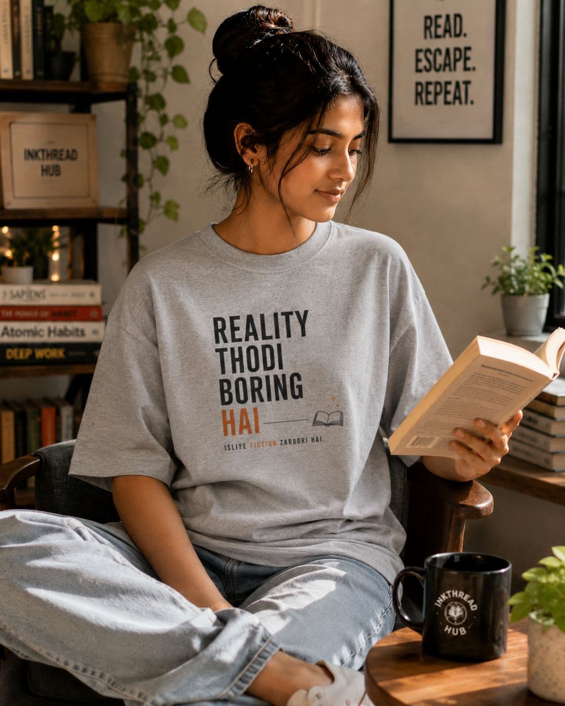 Aether Archive 240 GSM Oversized Heavy Tee