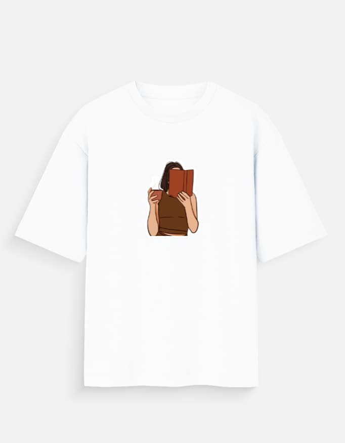 Chapter And Brew Graphic Oversized T-Shirt image 1